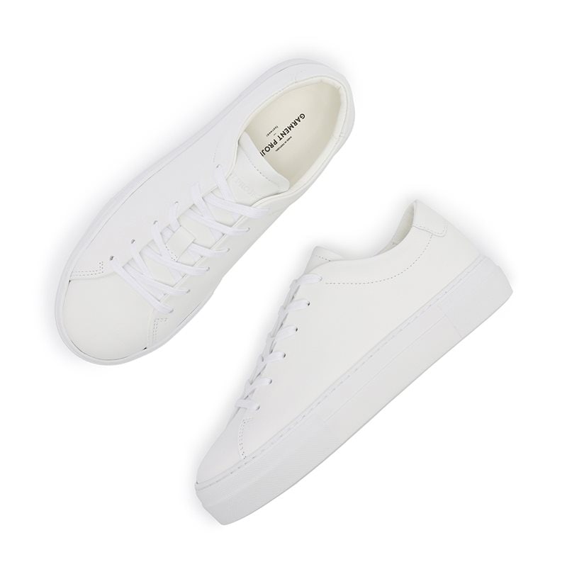 Garment Project Ella Suede White Leather - side b