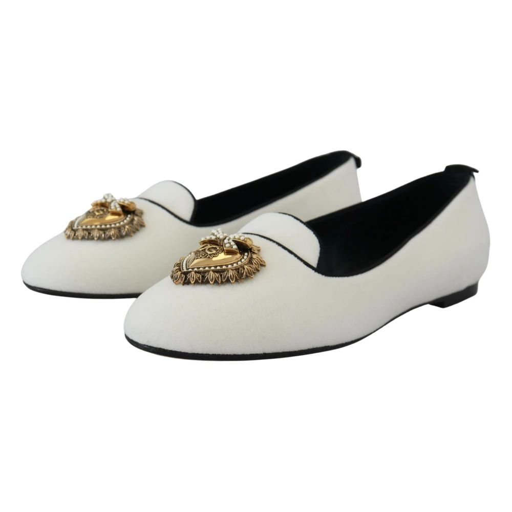 Dolce & Gabbana Dame Sko Hvit 35 1/2 EU - side b