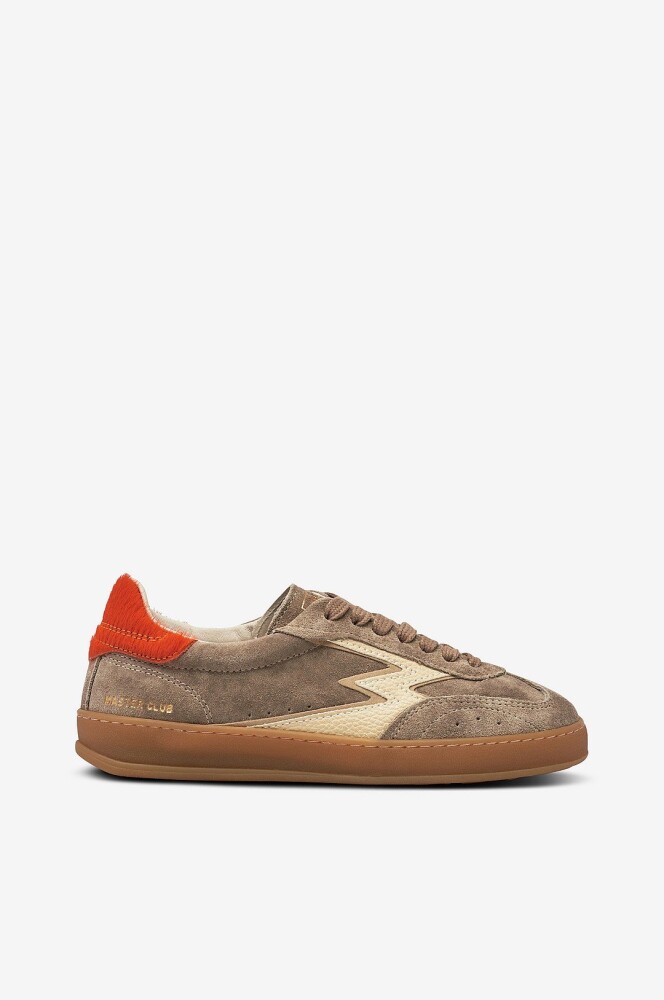Moaconcept   Joggesko Club Briar root Washed Suede Orange Horsy Backtab   Brun - main photo