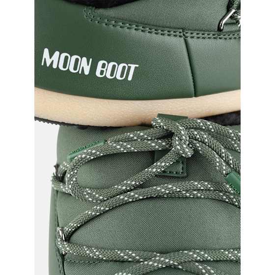 Moon Boot EVX Nylon Mules Forest Green 37/38 - side b