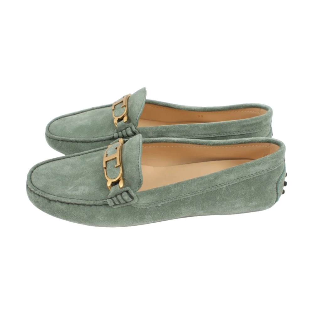 Tod's Dame Sko Grønn 36 EU, - side b