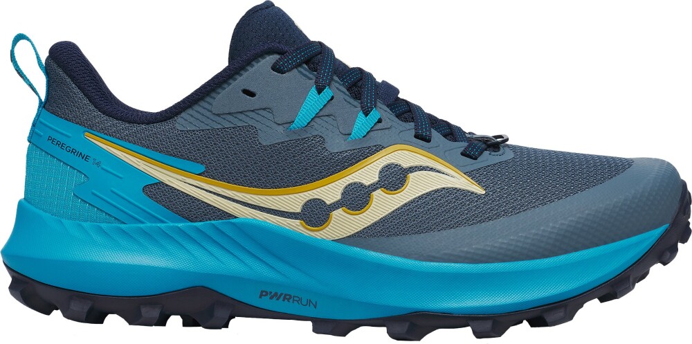 Saucony Peregrine 14 Dame Mirage/Viziblue 37.5 - side a