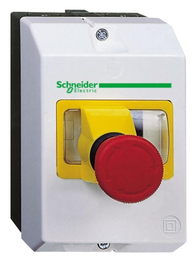 Schneider Electric Tesys gv2 emergency stop pushbutton - latching - turn to rel (3389110733471)