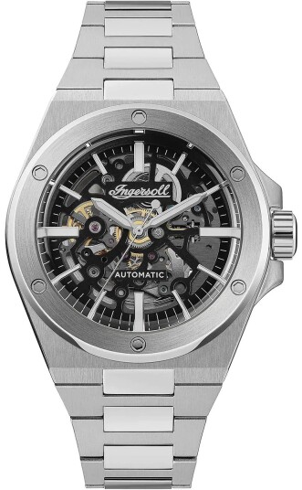 Ingersoll Herreklokke I15002 The Baller Sort/Stål Ø43 mm
