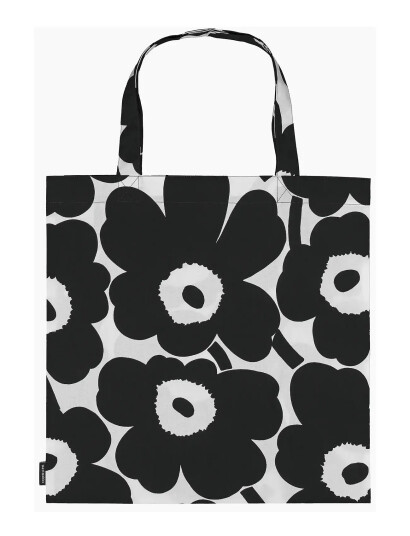 Marimekko Home Pieni Unikko Bag 44X43Cm Black 44X 43CM Marimekko Home Pieni Unikko Bag 44X43Cm Black 44X 43CM