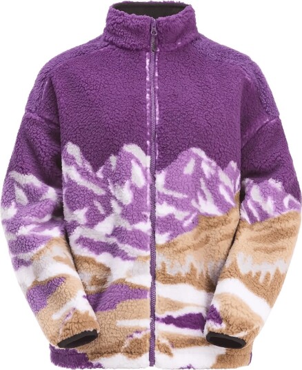 PICTURE ORGANIC CLOTHING Nyss Zip Fleece   LANDSCAPE GRAPE   L