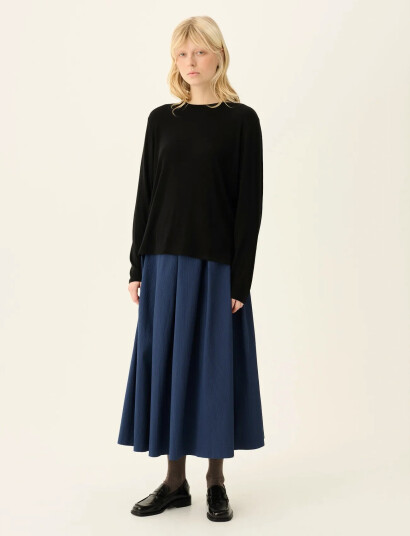Rue de Tokyo Peggy Small Bubble Stripe - Navy - S