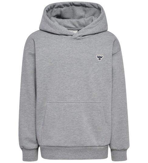 Hummel Hmljr Loose Hoodie Bee Grey Melange 110/116 Hoodies Hummel Hmljr Loose Hoodie Bee Grey Melange 110/116 Hoodies