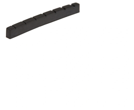 Graph Tech Pt-5700-00 Svart Tusq Xl Slotted Guitar Nut, 7-String, Curved