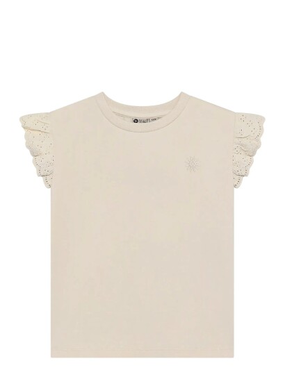 Daily 7 T Shirt Broderie Beige 116