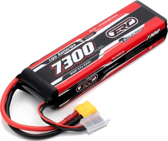 Li-Po-batteri 3S 11,1V 7300mAh 100C XT60-kontakt Li-Po-batteri 3S 11,1V 7300mAh 100C XT60-kontakt