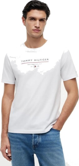 Tommy Hilfiger Brand Love New Rwb Reg Tee White M Tommy Hilfiger Brand Love New Rwb Reg Tee White M