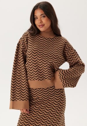 VILA Vilina Knit Pullover Tigers Eye L VILA Vilina Knit Pullover Tigers Eye L