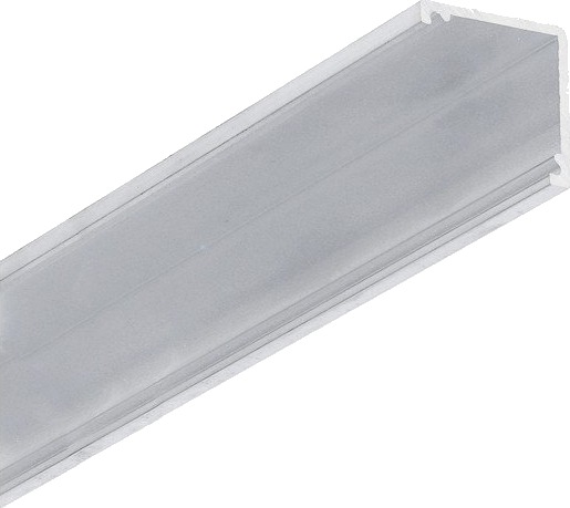 Topmet 2m aluprofil CABI12 DUO E Ubehandlet aluminium hjørne LED skinne Topmet 2m aluprofil CABI12 DUO E Ubehandlet aluminium hjørne LED skinne