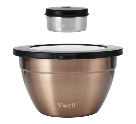 S"well Salad Bowl Kit Pyrite 1,9L S"well Salad Bowl Kit Pyrite 1,9L