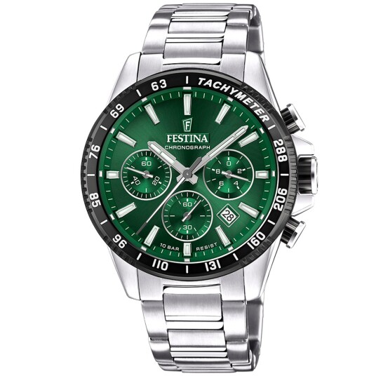 Festina Chrono F20560/4 - Herre - 45 mm - Analog - Kvarts urverk - Mineralglas Festina Chrono F20560/4 - Herre - 45 mm - Analog - Kvarts urverk - Mineralglas