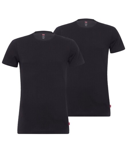 Levi's Levis 2 Pk T-Skjorte Svart XL