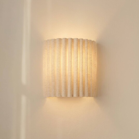 Vegglampe Libbie Lindby dimbar Krem / amber Gangområde Tekstil / stoff / silke Vegglampe Libbie Lindby dimbar Krem / amber Gangområde Tekstil / stoff / silke