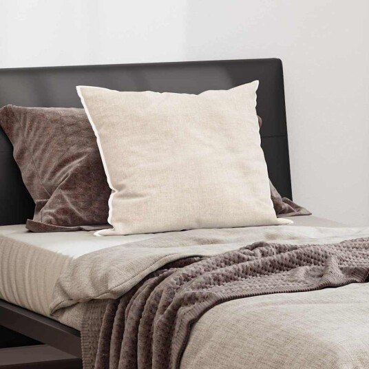 vidaXL Pute 75 x 52 x 20 cm Polyester Hvit