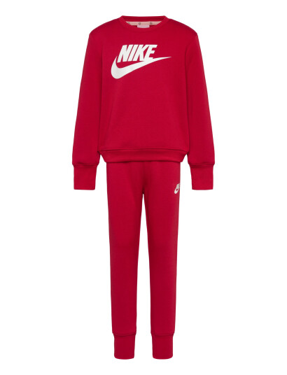 Nike Ee Fleece/Terry Set Red 116/122