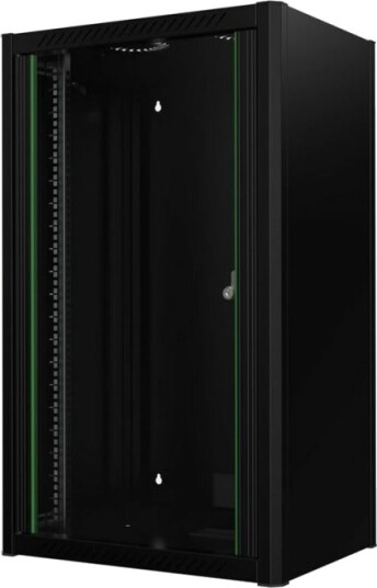 Lanview By Logon Rack Skap 60 X 45 Veggmonterbar Svart Ral 9005 20U 19" Lanview By Logon Rack Skap 60 X 45 Veggmonterbar Svart Ral 9005 20U 19"