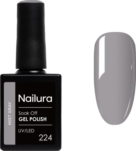Nailura Gelpolish 224 – Mist Gray – 10 ml