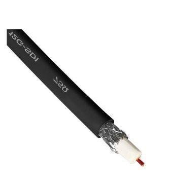 MicroConnect 12G SDI BNC-kabel 100m Dobbeltisolert Svart
