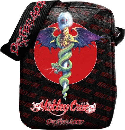 Rocksax Ryggsekk Motely Crue Dr. Feelgood 2 Crossbody Bag med Stash Pockets