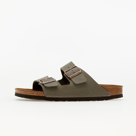 Birkenstock Arizona Birko-Flor Nubuck Grå 40