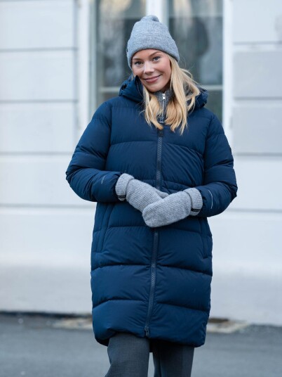 Twentyfour Mode Ella Dunparkas Blå 50