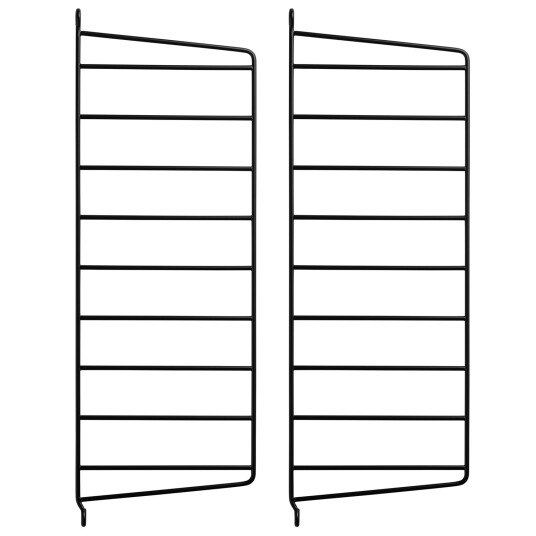 String veggavl svart 50x20 cm 2-pk