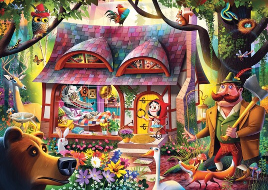 Ravensburger - Puzzle Come In Red Riding Hood 1000p  12000630 