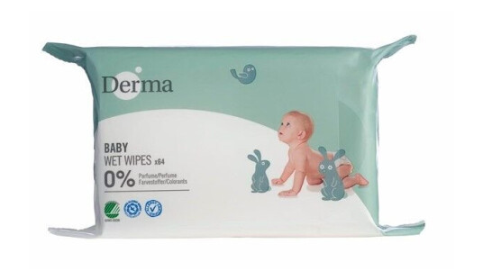 Derma Baby Wet Wipes 64 pcs Derma Baby Wet Wipes 64 pcs
