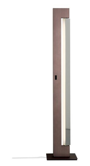 Nemo Ara Gulv DTW Gulvlampe Mokka/Polert Aluminium