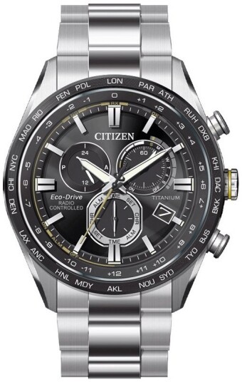 Citizen Herreklokke CB5947 80E Classic Sort/Titan Ø43 mm Citizen Herreklokke CB5947 80E Classic Sort/Titan Ø43 mm