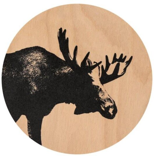 Muurla Nordic Bordbrikke Til Glass 10 Cm Elg -