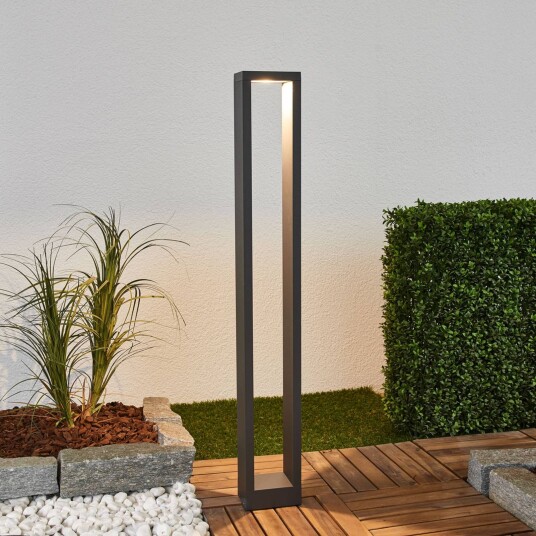 LED gatebelysning Jupp Lucande Sort Aluminium Moderne LED gatebelysning Jupp Lucande Sort Aluminium Moderne