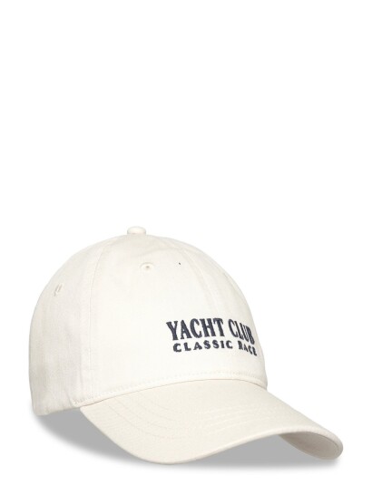 Morris Yacht Club Cap   Cream   ONE SIZE