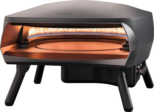 Witt Etna Rotante Gass Pizzaovn med Roterende Pizzastein Svart 50 cm