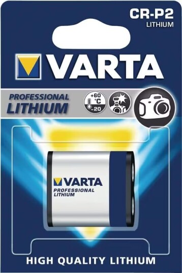 Varta CR-P2 Litium Engangsbatteri 6V 1450mAh - 1 pk