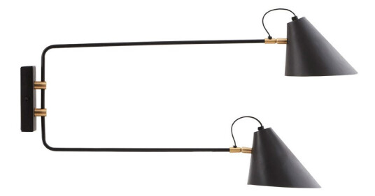 House Doctor Club dobbel vegglampe