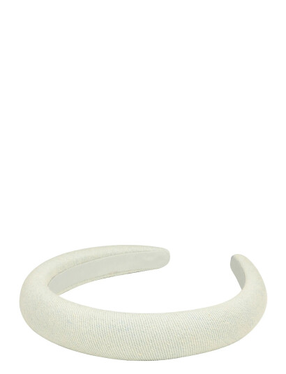 Becksöndergaard Washed Denima Midi Hairbrace - White - ONE SIZE Becksöndergaard Washed Denima Midi Hairbrace - White - ONE SIZE