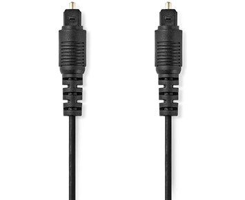 Nedis 5m Toslink Optisk Lydkabel - Sort