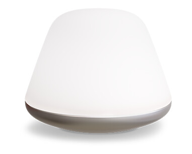 Herstal Bloom Bordlampe Ø 38 cm Satin Sølv/Opal 1715052-01-716 1680571-02-0
