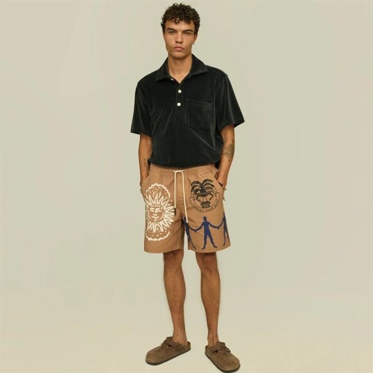 OAS Company Helios Canvas Shorts - Beige Beige M