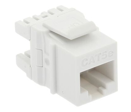 Eurolan 16B-U5-03WT Keystoneuttak RJ45, Cat 5E UTP, Eurolan Eurolan 16B-U5-03WT Keystoneuttak RJ45, Cat 5E UTP, Eurolan