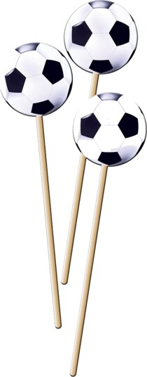 Partypicks Fotballer - 8-pakning
