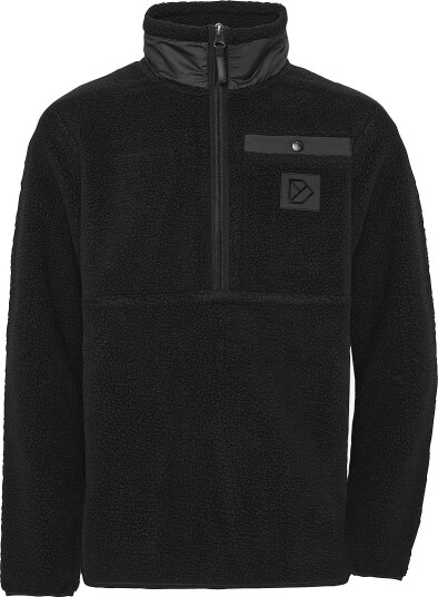 Didriksons Fleeceskjorte Joule Kids' Half Zip Svart