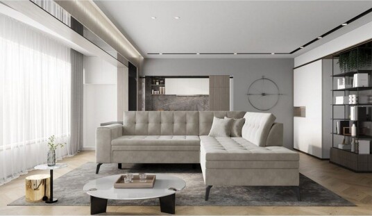Seksjon Eltap Lanvin 260x210x93 cm Sola 18 Høyre Seksjon Eltap Lanvin 260x210x93 cm Sola 18 Høyre