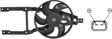 VAN WEZEL 1758746 Kjølevifte VAN WEZEL 1758746 Kjølevifte